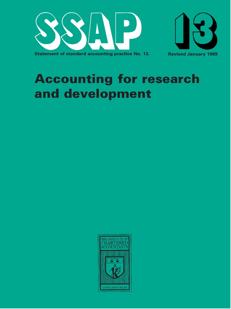SSAP 13 Accounting For Research and Development File PDF PDF