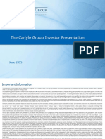 The Carlyle Group Investor Presentation: June 2015
