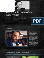 Teorías de La Personalidad - Erich Fromm