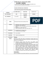 Standar Operasional Prosedur PAUD