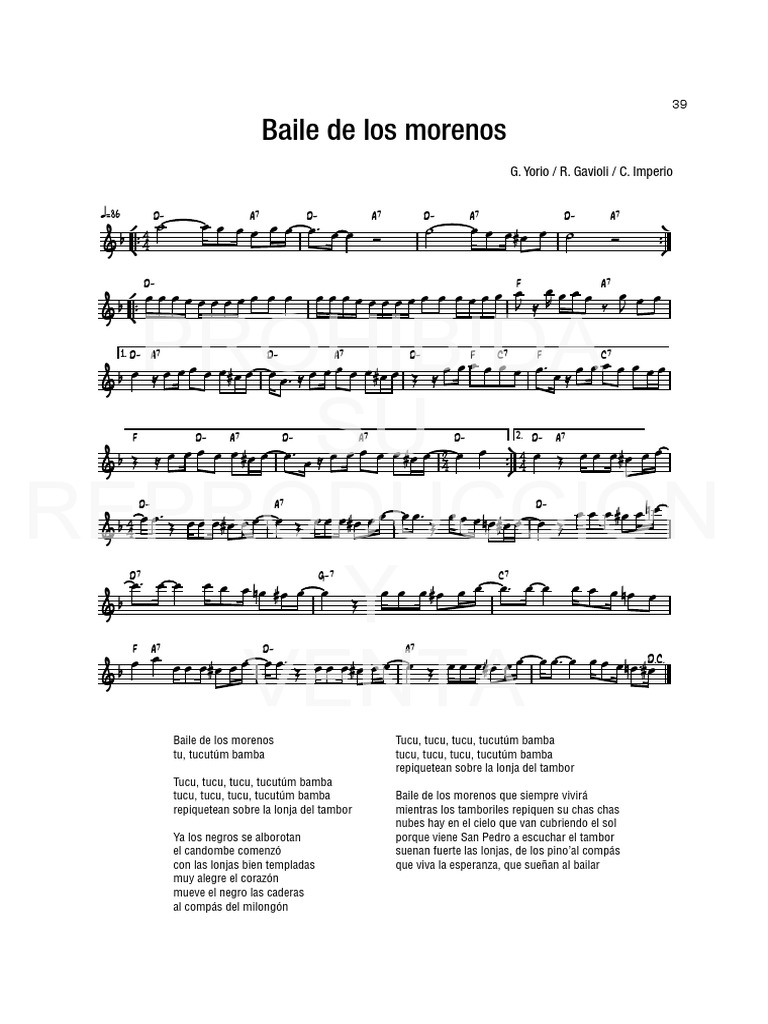 Baile de Los Morenos | PDF | Pueblo latinoamericano | Musica