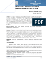 TCC - Estabilização Da Tutela Antecipada em Caráter Antecedente e A Formação de Coisa Julgada