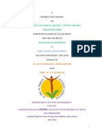 Finite Strip Analysis of Aqueduct With Variable Thickness Strip