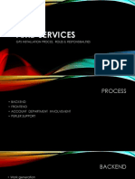 Amd Services: Gps Installation Proces, Roles & Responsibalities
