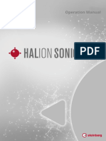 HALion Sonic SE 3 Operation Manual En