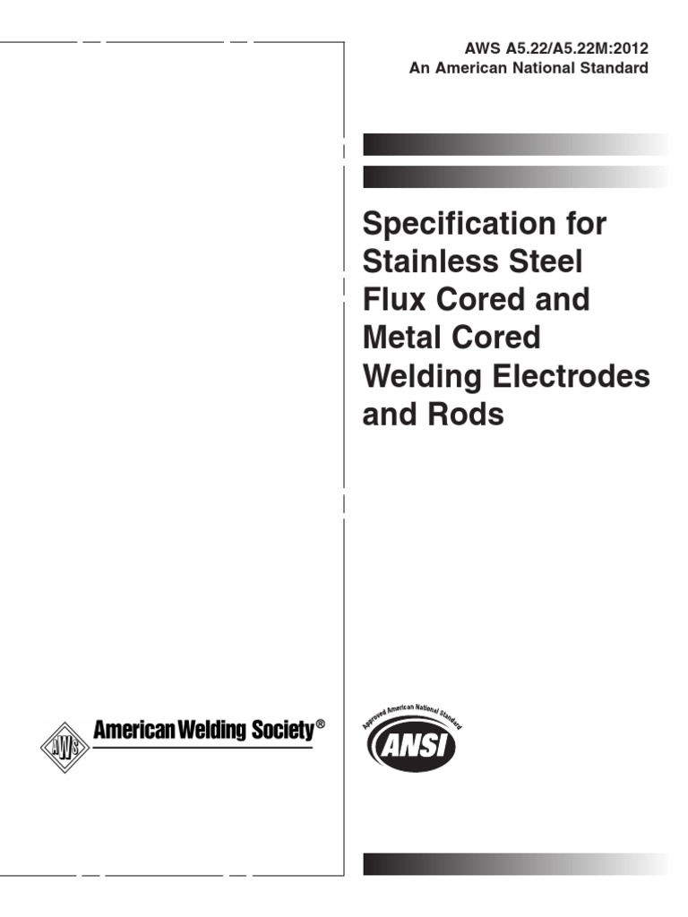 Aws Welding Specification (Technical Standard)