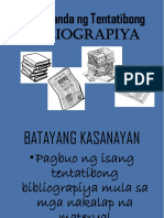 Paghahanda NG Tentatibong Bibliograpiya