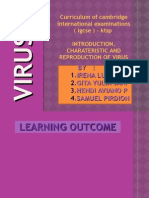 Curriculum of Cambridge International Examinations (Igcse) - KTSP Introduction, Charateristic and Reproduction of Virus