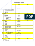 Jadwal Pelajaran kelas Idadiyah