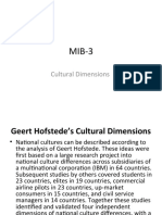 MIB MS203 3 Cultural Dimensions