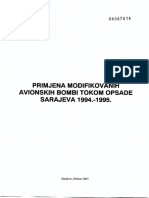 Berko Zečević - Primjena modifikovanih avionskih bombi tokom opsade Sarajeva 1994-1995