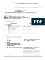 Detailed Lesson Plan in Special Products