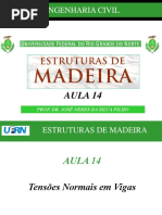 AULA 14 - Tensões Normais Em Vigas
