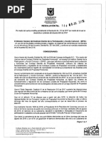 Resolución  188 de 2019 IDPAC