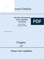 Lecture Outline: Strategic Management and Competitive Advantage