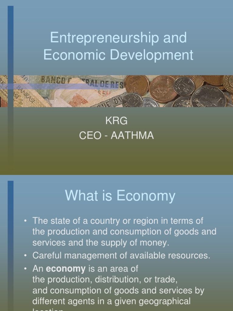 Entrepreneurship and Economic Development | PDF | Max Weber | Economy ...
