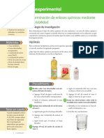 Trabajo Experimental: Determinación de Enlaces Químicos Mediante La Solubilidad