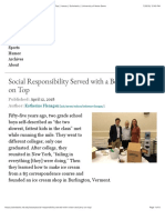 Social Responsibility Served With A Ben and Jerry On Top: Issues: Scholastic: University of Notre Dame