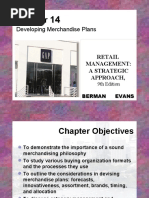 Developing Merchandise Plans: Retail Management: A Strategic Approach