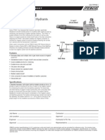 Series FPHB-1 Specification Sheet
