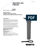 Model OF120-2 OneFlow Anti-Scale System Installation Instructions