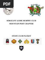 Sergeant Audie Murphy Club STUDY CLUB PACKET