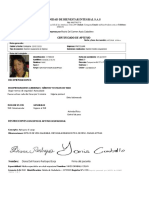 Certificado de Aptitud Yanis