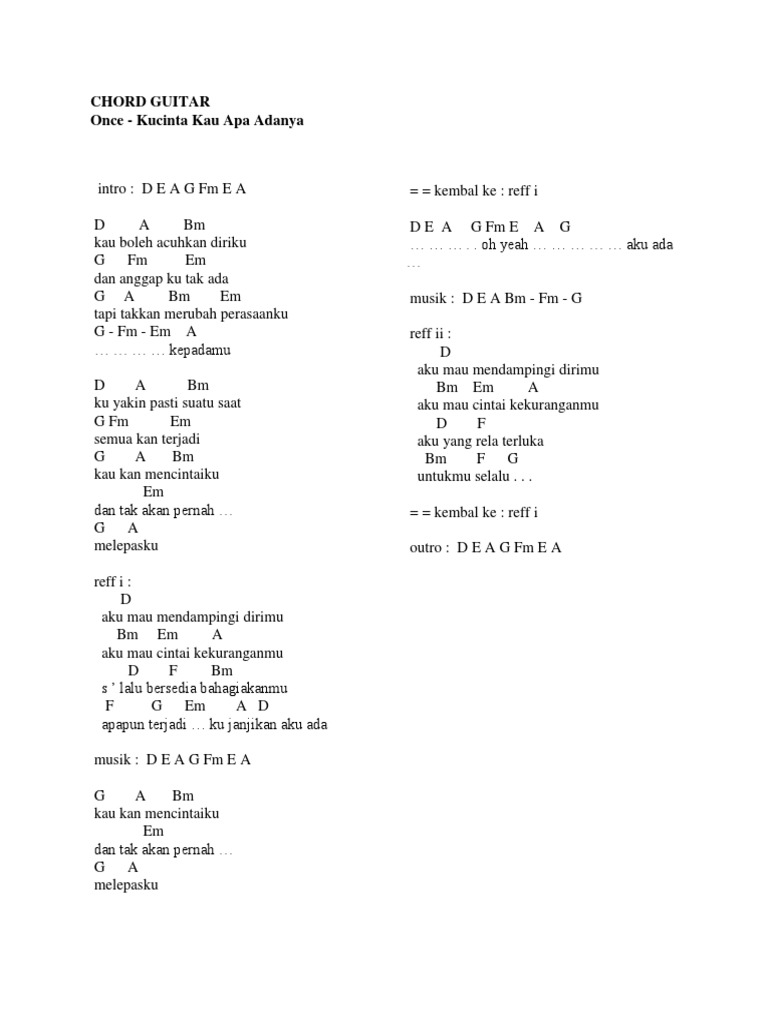 Chord Guitar Pdf