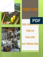 Power Plant: Diesel Generator Set Turbin Uap Panel Listrik Back Pressure Vessel