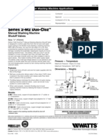 Series 2-M2 Duo-Cloz: Manual Washing Machine Shutoff Valves