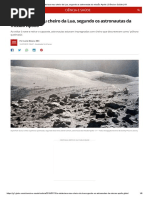 O Misterioso Mau Cheiro Da Lua, Segundo Os Astronautas Da Missão Apollo _ Ciência e Saúde _ G1