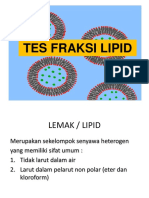 Tes Fraksi Lipid 1