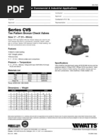 Series CVS Specification Sheet
