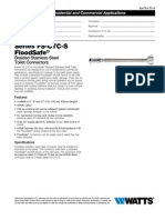 Series FS-CTC-S FloodSafe Specification Sheet