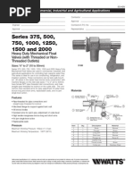 Series 375, 500, 750, 1000, 1250, 1500 and 2000 Specification Sheet