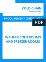 Cold Chain: Procurement Guidelines