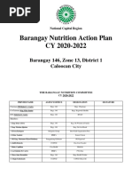 Barangay Nutrition Scholar Monthly Accomplishment | PDF | Malnutrition ...