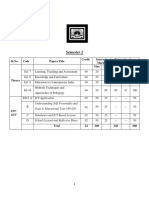 II - Semister - Syllbus B.Ed 2015 16 PDF
