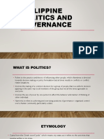 Philippine Politics and Governance - 1