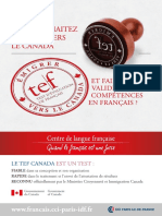 Feuillet Tef Canada BD