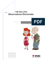 Manual de los Observadores Electorales