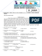 Soal UAS Bahasa Jawa Kelas 5 SD Semester 2 Dan Kunci Jawabannya PDF