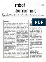 Combat Réunionnais N° 79, Avril, Mai, Juin 1987, UGTRF