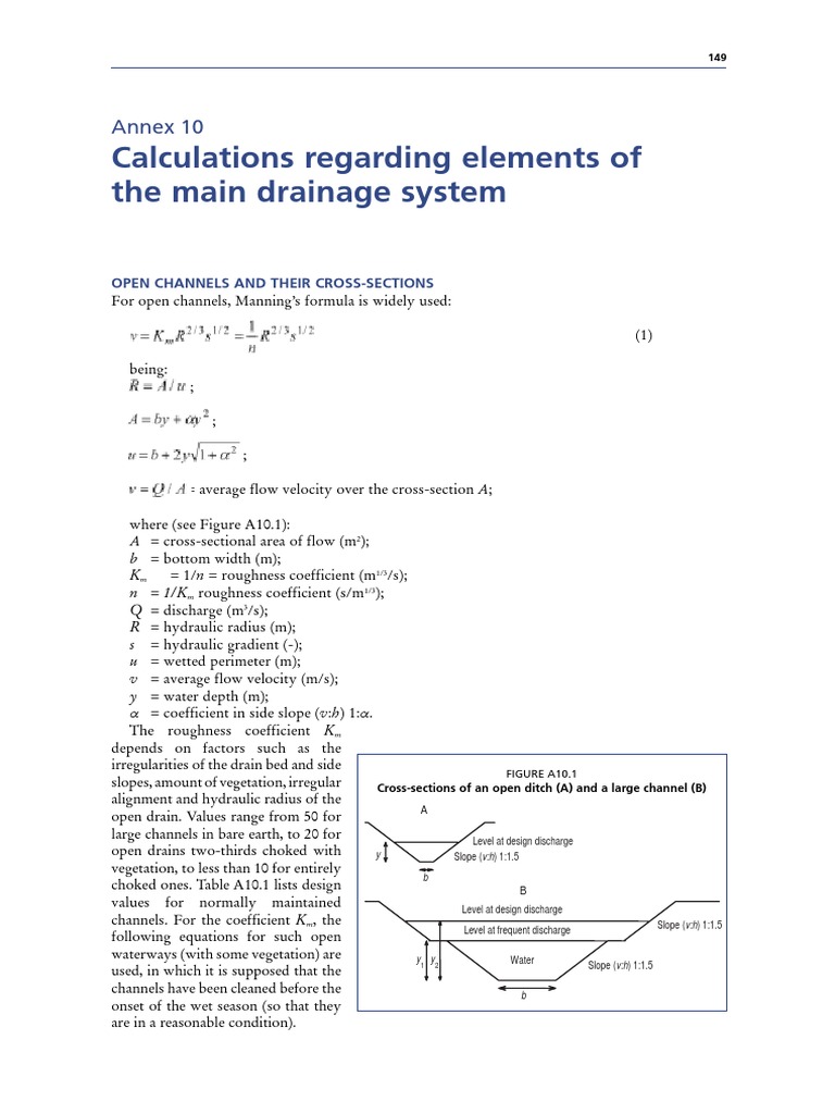 Drainage System Calculations Guide | PDF | Flood | Surface Runoff