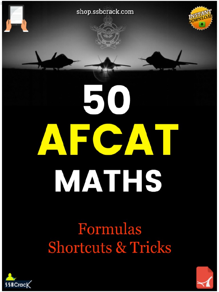 AFCAT Maths Shortcuts Formulas and Tricks SSBCrack PDF | PDF | Fraction ...