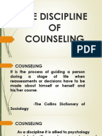 The Discipline of Counseling