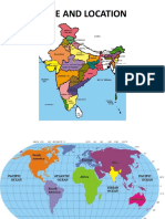 India's Size, Location, Latitudes & Longitudes