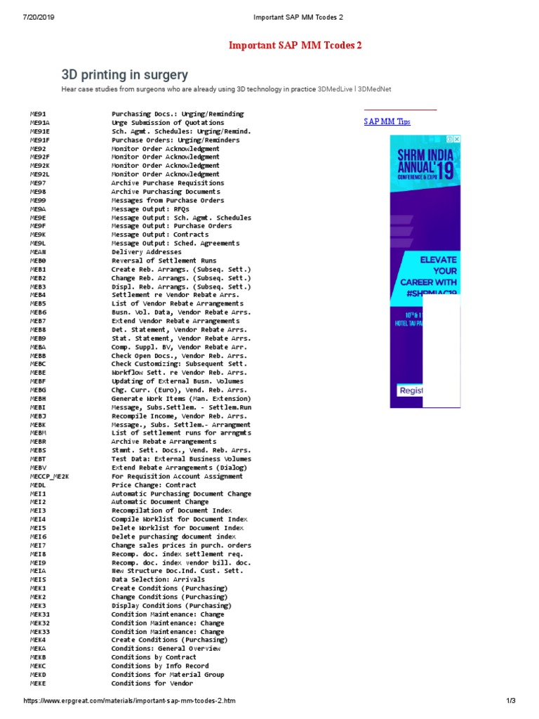 important-sap-mm-tcodes-2-pdf-pdf-software-intellectual-works