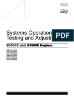 Systems Operation Testing and Adjusting: G3500C and G3500E Engines