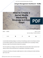 How To Create A Social Media Marketing Strategy in 8 Easy Steps